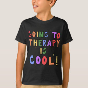T-shirt Aller en thérapie c'est cool santé mentale psychol
