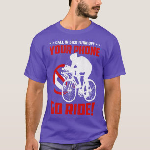 T-shirt Aller faire du vélo drôle