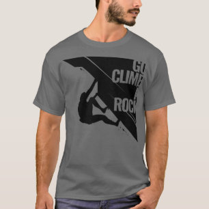 T-shirt Aller Grimper Un Rock Outdoor Adventure Design