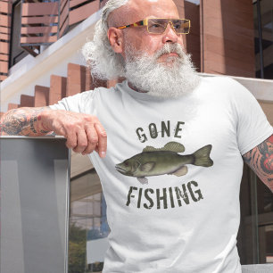 T-shirt Aller Pêche Lac vers le nord Poisson Cute basse