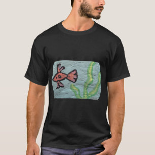 T-shirt Aller pêcher avec un chat - je peux le faireã‚„ã£
