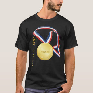 T-shirt Aller Pour Le Gold Sports Award Unisex