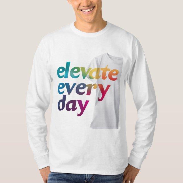 T-shirt Aller tous les jours (Devant)