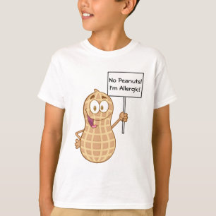 T-shirt Allergie 2 d'arachide (personnalisable)