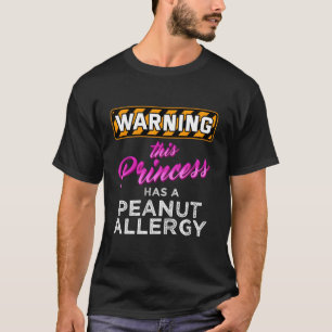 T-shirt Allergies d'arachide Conscience de l'allergie alim