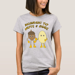 T-shirt Allergique aux noix et aux oeufs