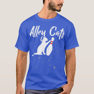 T-shirt Alley Cat Funny Bowler Bowler