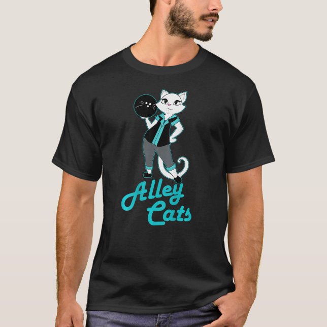 T-shirt Alley Cats Bowling (Devant)