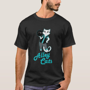 T-shirt Alley Cats Bowling Team Ladies Backside Print