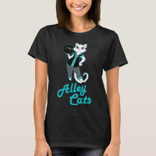T-shirt Alley Cats Bowling Team Ladies Backside Print