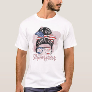 T-shirt Allez Brandon Messy Bun Cheveux