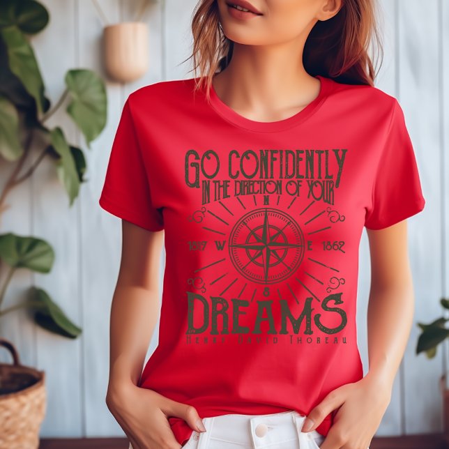 T-shirt Allez en toute confiance dans la direction de votr (Créateur téléchargé)