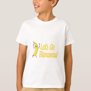 T-shirt Allez, les bananes ! Caricature à la banane mignon