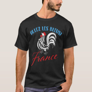 T-shirt Allez Les Bleus France Football Français