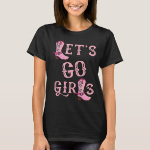T-shirt Allez les filles pousses de la petite fille Pays W