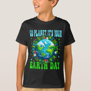 T-shirt Allez planète jour de la terre mignons amoureux de