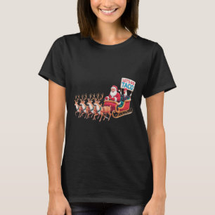 T-shirt Allez Taco - Drôle Sleigh Ride avec le Père Noël
