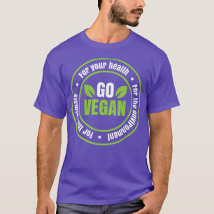 T-shirt Allez Vegan Pour Animaux Régime Basé Sur Le Plante