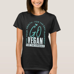 T-shirt Allez végane humour véganisme nourriture