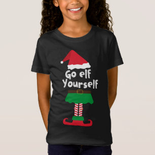 T-Shirt Allez Vous-Même Pour Noël Hommes Femmes Mat De Fam