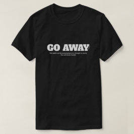 T-shirt Allez-y - Une chemise MisterP