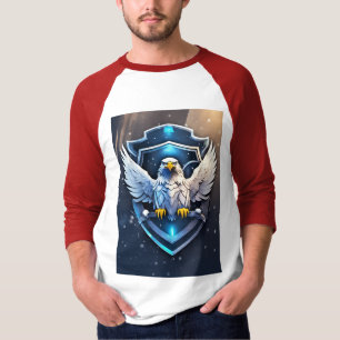 T-shirt Alliance de Frostwing : Emblème futuriste Aigle-Co