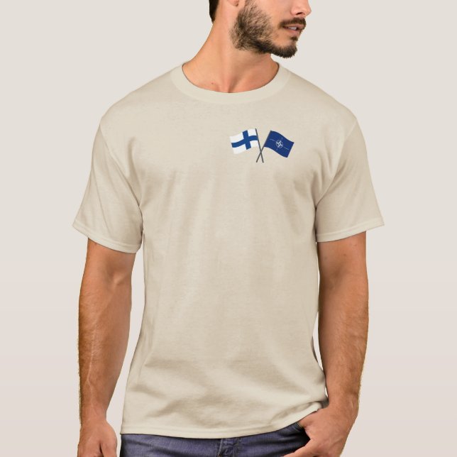 T-shirt Alliance entre la Finlande et l'OTAN : plus forte (Devant)