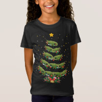 Alligator Amant Noël Alligator Arbre de Noël