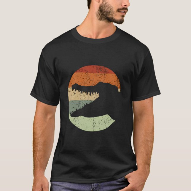 T-shirt Alligator Animal Crocodile Reptile Crocodile (Devant)