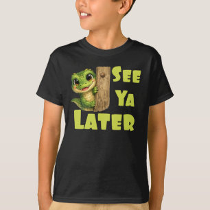 T-shirt Alligator Cool À Plus Tard Les Enfants