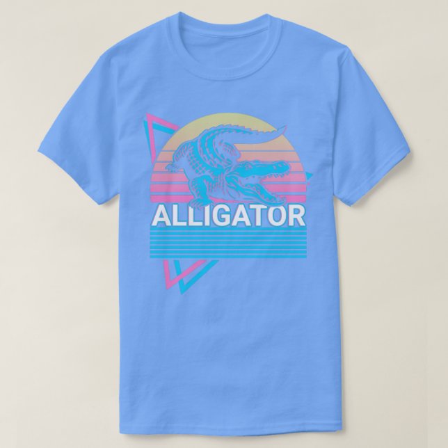T-shirt Alligator Crocodile Gator Retro Cadeau (Design devant)