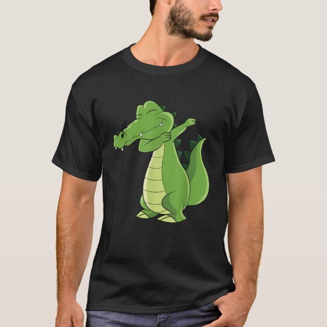 T-shirt Alligator Dabbing Crocodile Dabbing Alligator (Devant)