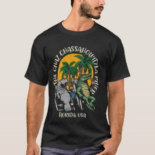 T-shirt Alligator de la rivière Chaz Chassahowitzka FL Man