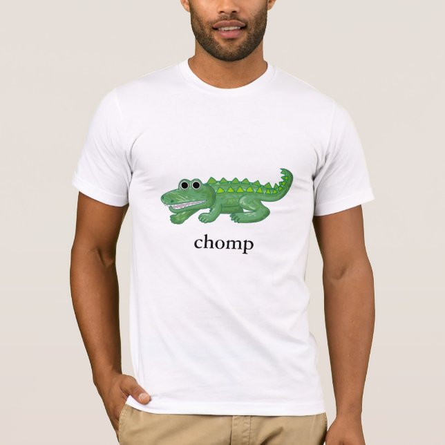 T-shirt alligator de mastication bruyante (Devant)
