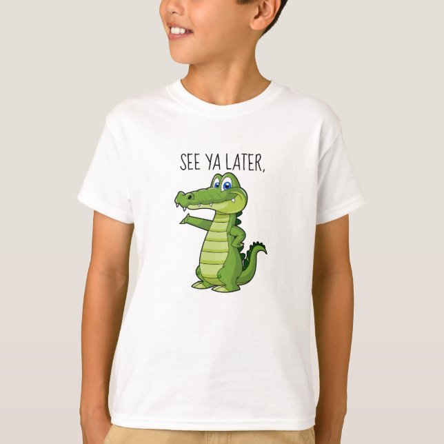 T-shirt Alligator drôle (Devant)