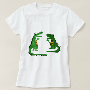 T-shirt Alligator drôle parlant au crocodile