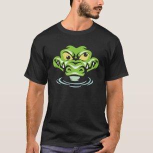 T-shirt Alligator Face Gator Crocodile Zoo Amoureux des an