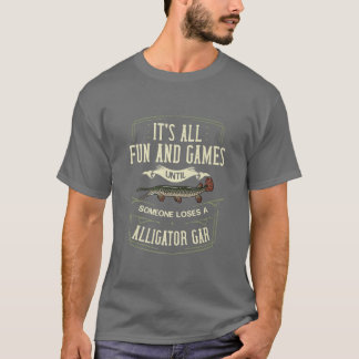 T-shirt Alligator Gar Pêche Pêcheur Premium