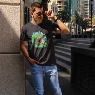 T-shirt Alligator Jouer de la guitare