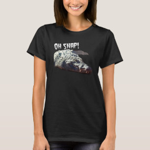 T-shirt Alligator Oh Snap Crocodile Reptile