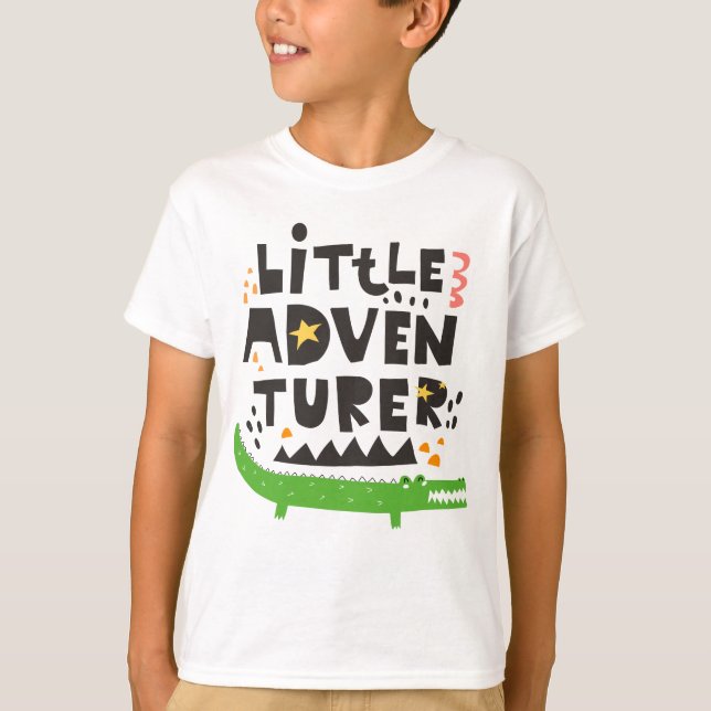 T-shirt Alligator petit aventurier (Devant)