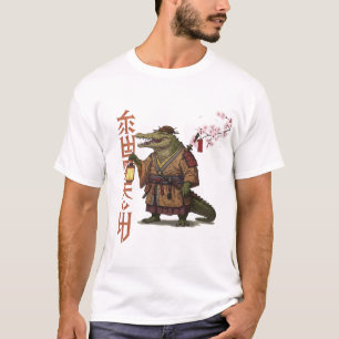T-shirt Alligator Samurai - Imaginaire Reptile War