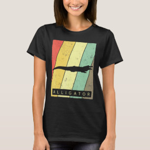 T-shirt Alligator Vintage Retro Poster Animal