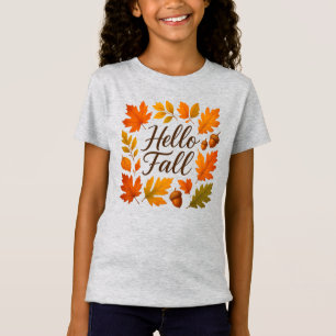 T-Shirt Allo Feuilles et glaces automnales
