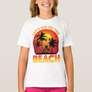 T-shirt Allons à la plage