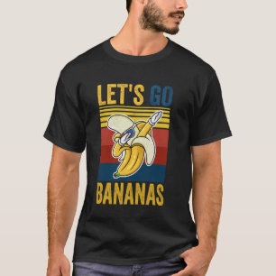T-shirt Allons Banana Vintage Banana Mème Pouces OK B
