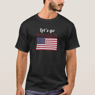 T-shirt Allons Brandon, American Flag