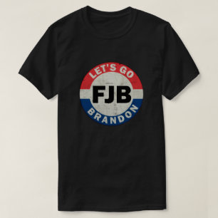 T-shirt Allons Brandon FJB, drapeau américain