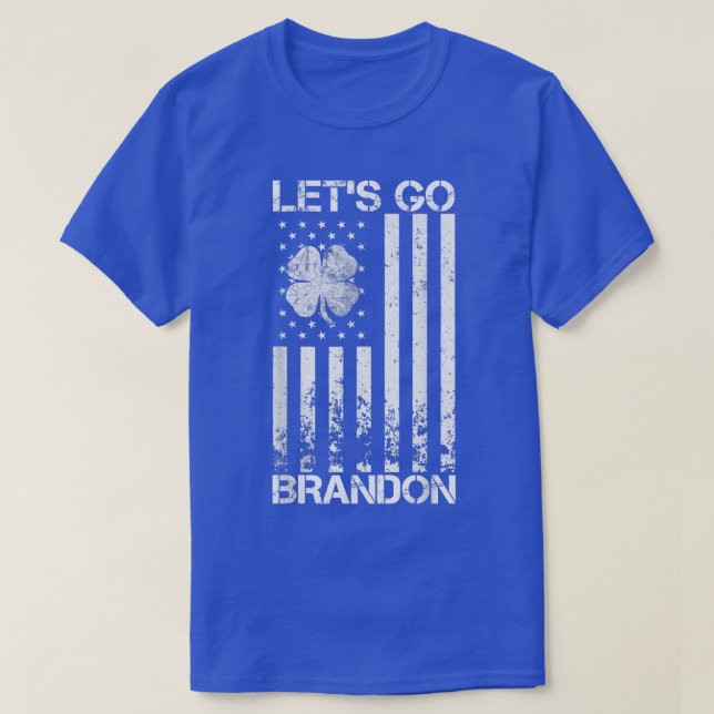 T-shirt Allons Brandon Jour de la Saint Patrick irlandais  (Design devant)