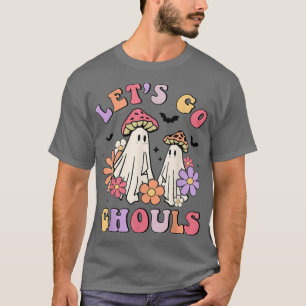 T-shirt Allons Gouls Champignons Ghost Halloween Super Re